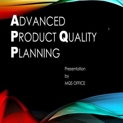 apqp tool for manufacturing trainingg.ppt