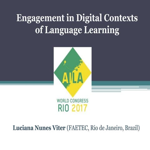 Engagement in Digital Contexts of Language Learning