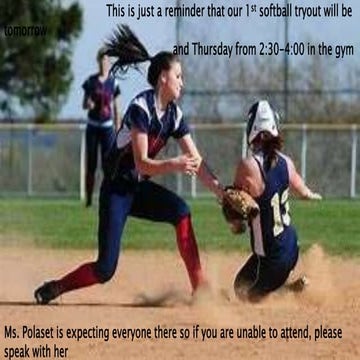 Announcements Apr. 9, 2018