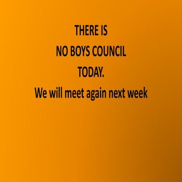 Announcements Thursday, April 26, 2018