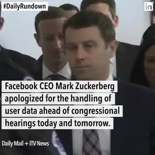 Facebook CEO heads to Congress, Bayer to buy Monsanto, and more news