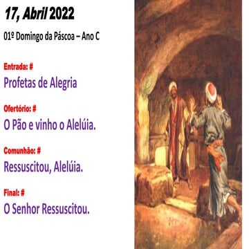 Easter Sunday Portuguese Mass | PPTX