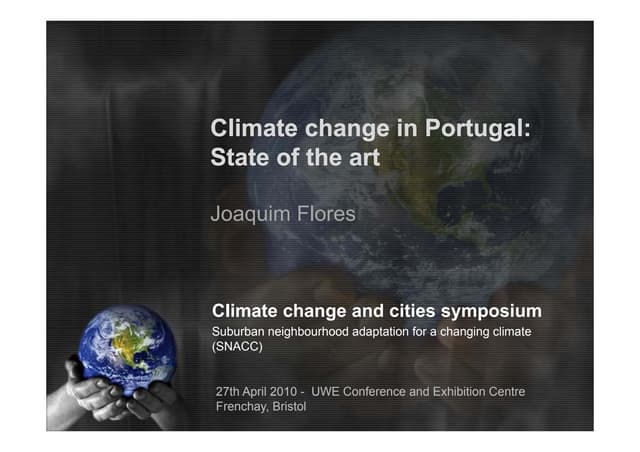 Climate Change in Portugal: state of the art