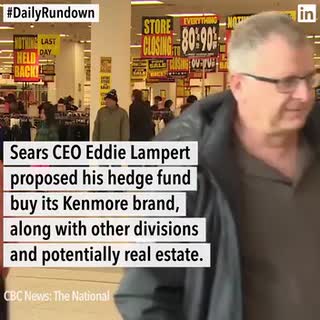 Sears CEO’s plan to save Kenmore, at least 10 dead in Toronto attack, and more news
