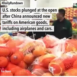 China slaps new tariffs on US, and more news