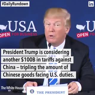 Trump mulls $100 billion in new China tariffs, hiring cools down in March, and more news