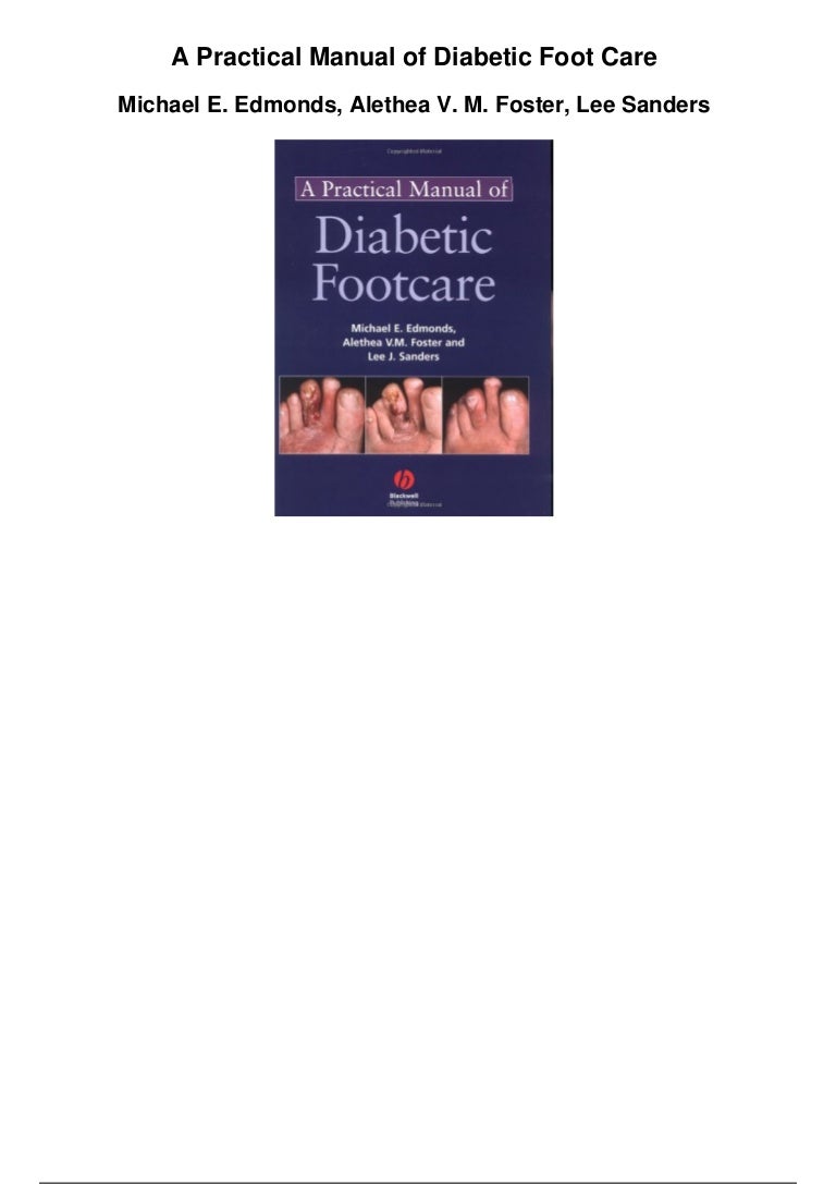A practical manual of diabetic foot care pdf