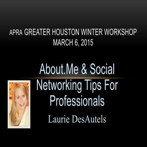 Apra greater houston winter work shop