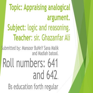 Apraising analogical argument