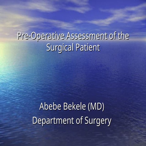 A Pre and post op care lecture for residents (2).ppt