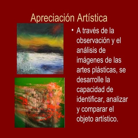 Apreciación Artística | PPT
