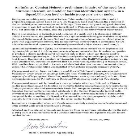 A preliminary inquiry