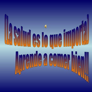 Aprende a comer bien
