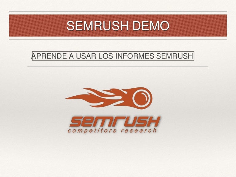 semrush demo