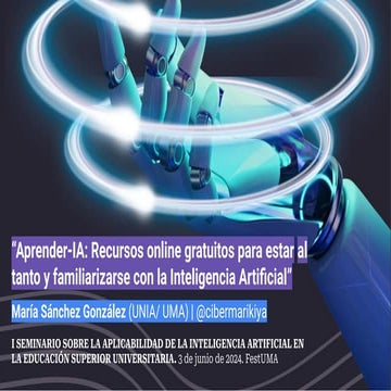 Aprender-IA: Recursos online gratuitos para estar al tanto y familiarizarse c...