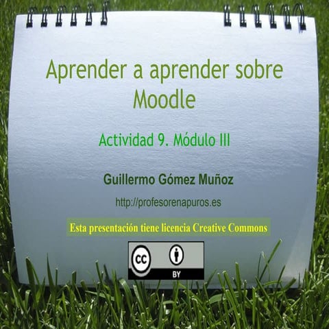 Aprender a aprender sobre Moodle: tipos de tareas