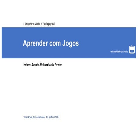 Aprender com Jogos