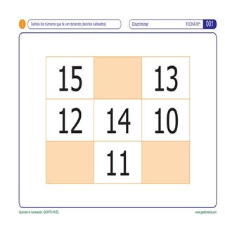 Aprender la numeración. del 10 al 3...