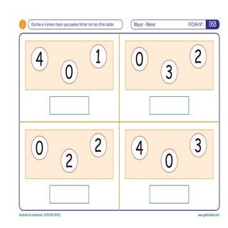 Aprender la numeración. del 100 al ...