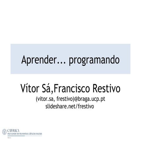 Aprender... programando