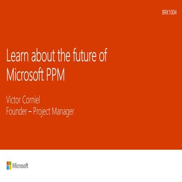 Aprender sobre el futuro del ppm