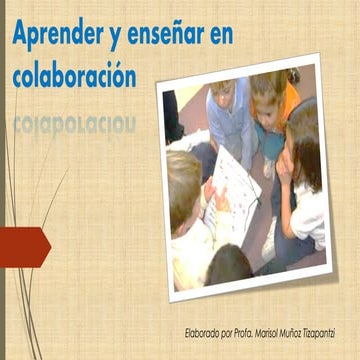 Aprender y enseñar en colaboración
