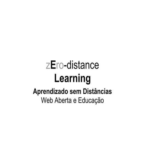 Aprendizado sem distancias