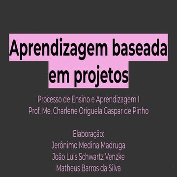 Aprendizagem baseada em projetos (ABP) - IFSul 2025