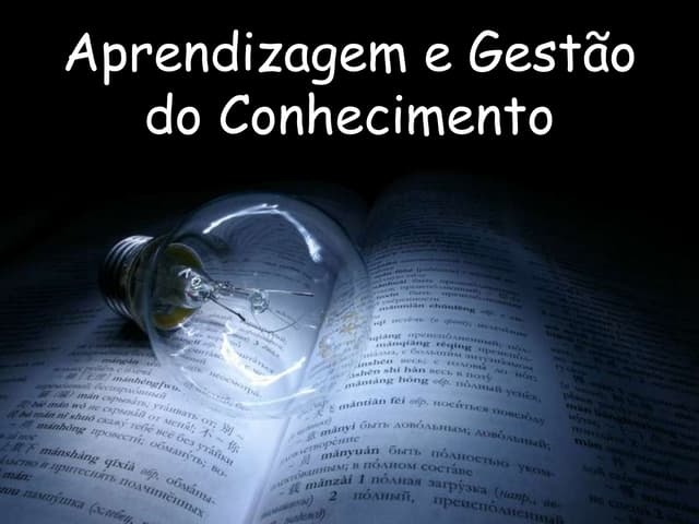 Aprendizagem E GestãO Do Conhecimento