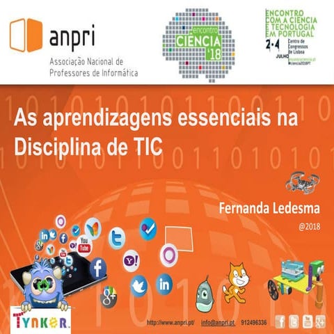 Aprendizagens essenciais na disciplina de TIC | PPTX