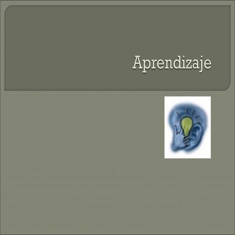 Aprendizaje