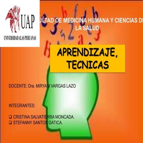 Aprendizaje | PPTX