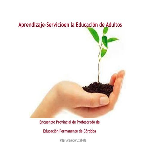 Aprendizaje servicio. ApS