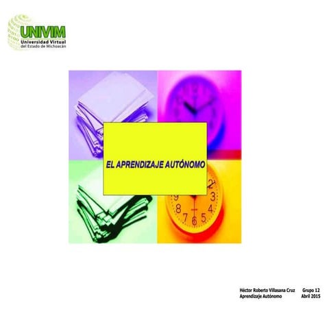 Aprendizaje autonomo