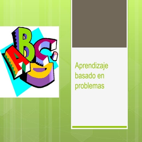 Aprendizaje basado en problemas