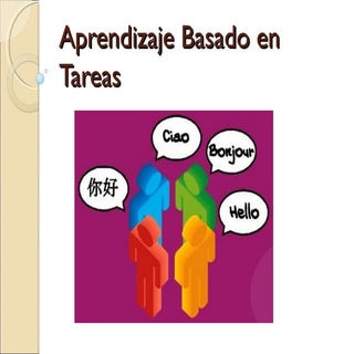 Aprendizaje basado en tareas.