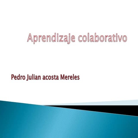 Aprendizaje colaborativo