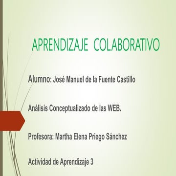 Aprendizaje colaborativo
