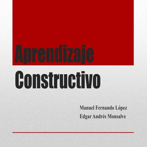 El enfoque constructivista de piaget | PPTX