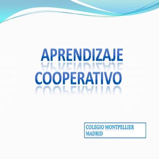 Aprendizaje cooperativo ppt