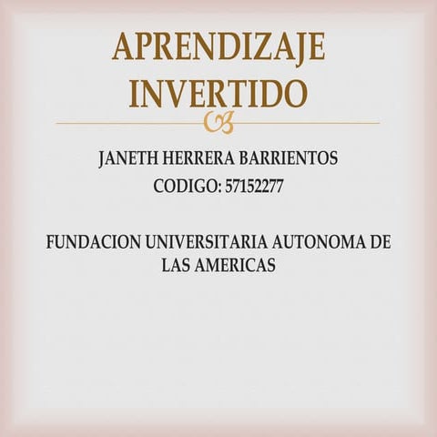 Aprendizaje invertido