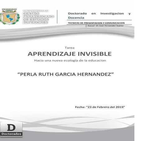 Aprendizaje invisible | PDF