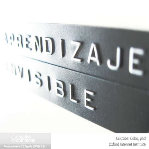 Aprendizaje invisible alfabetismos para un mundo plano