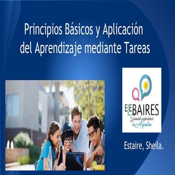 Aprendizaje Mediante Tareas Estaire - Formación  Elebaires