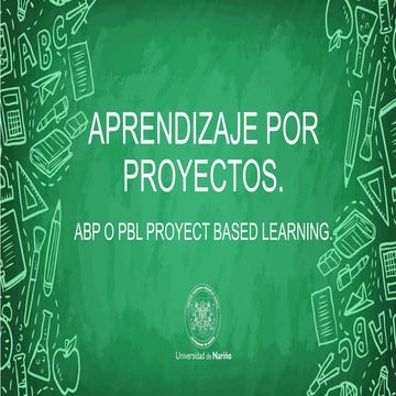 Aprendizaje por proyectos
