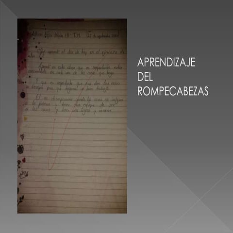 Aprendizaje rompecabezas