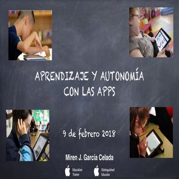 Aprendizaje y autonomía con las apps | Miren Josune García