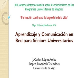 Aprendizaje y comunicación en red p...