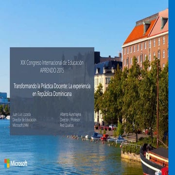Transformando la práctica docente: la experiencia en República Dominicana