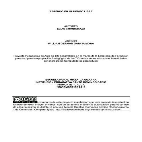 Aprendo en mi tiempo libre